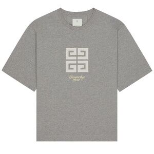 size XL Givenchy 4G Motif T-Shirt Grey Melange